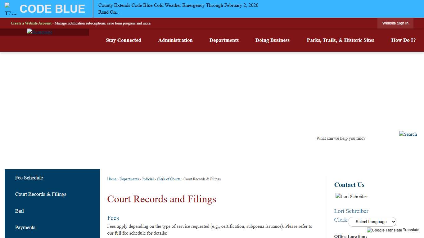 Court Records and Filings Montgomery County, PA - Official Website