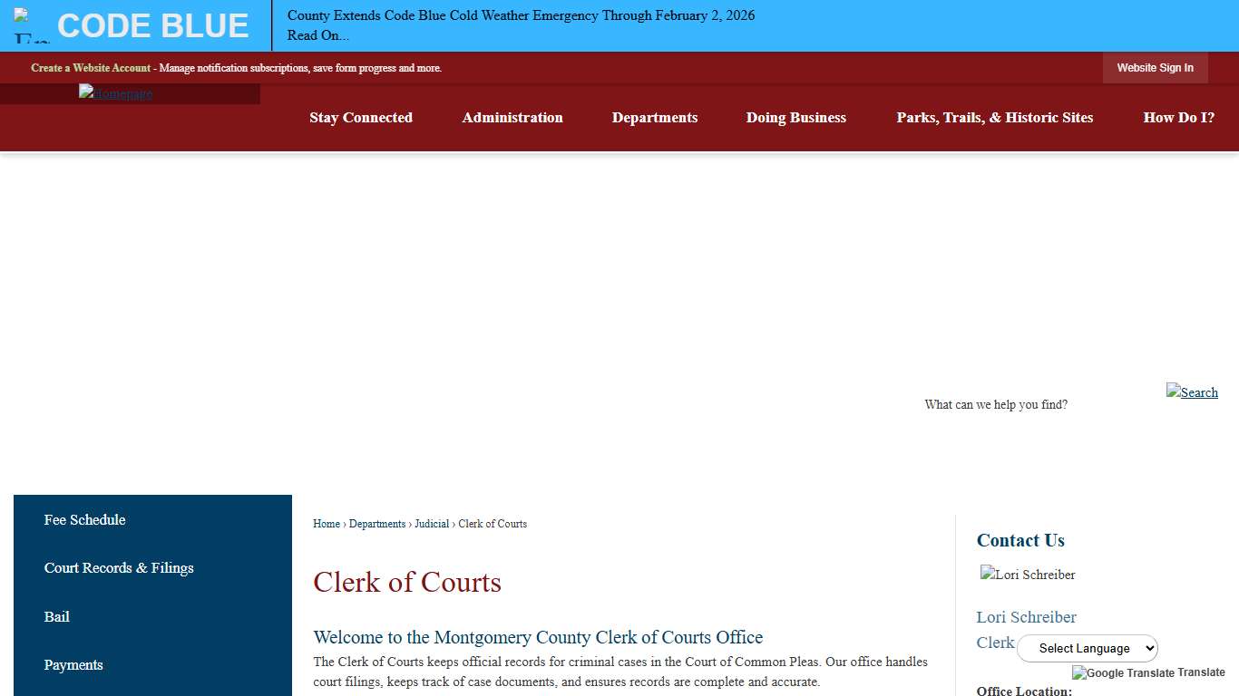 Clerk of Courts Montgomery County, PA - Official Website